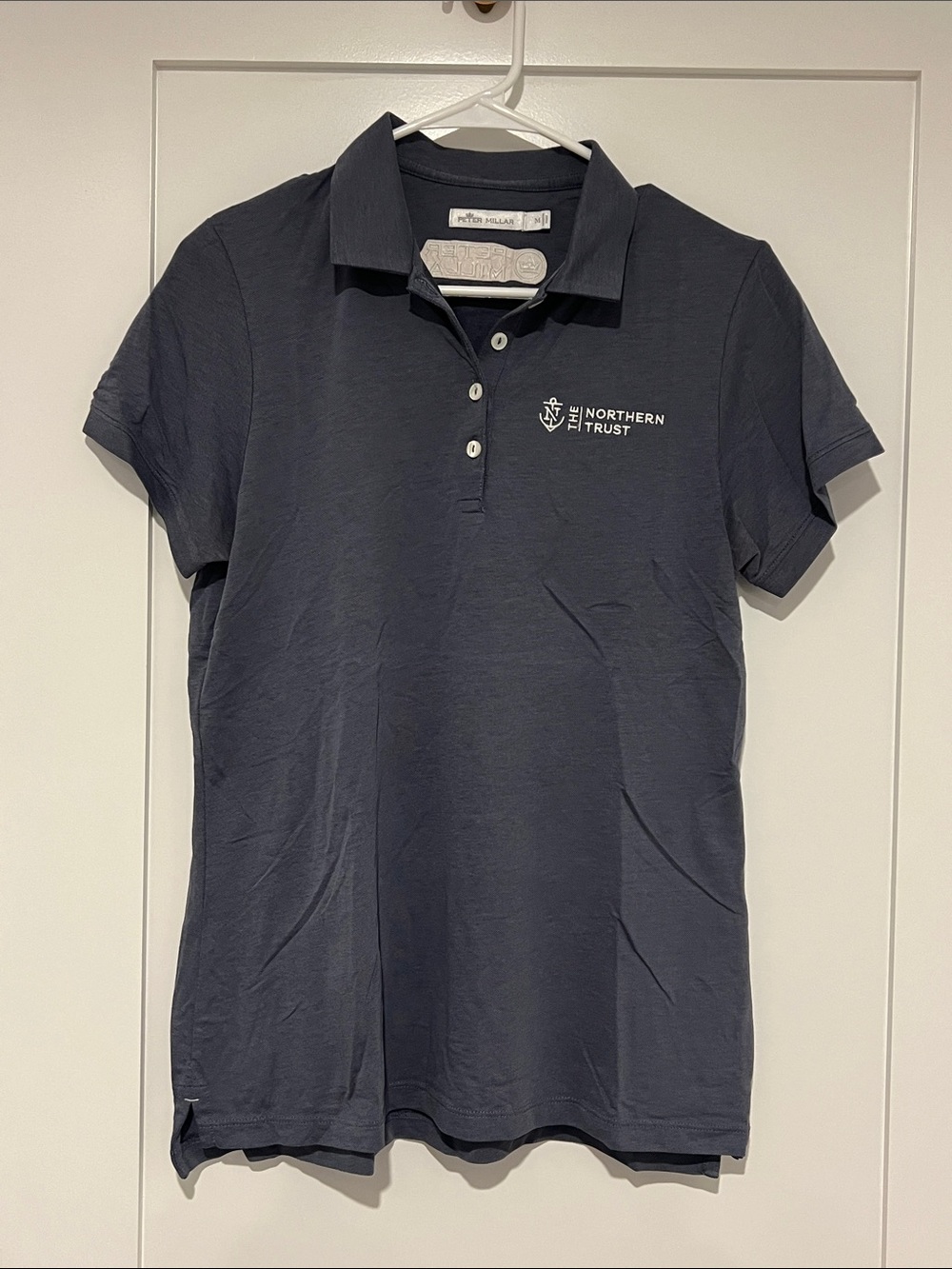 Peter Millar Women’s Gray Golf Polo Size Medium